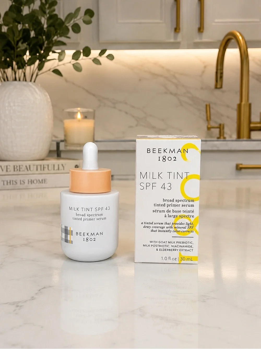 Beekman 1802 Milk Tint SPF 43 Tinted Primer Serum 1 oz / 30 mL NEW